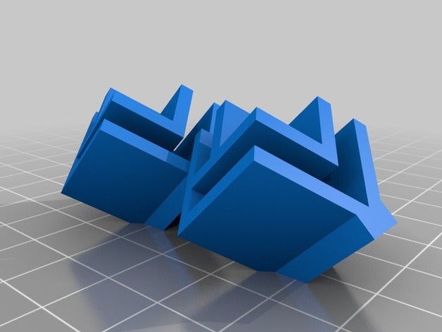 my customized parametricfoam core corner brackets hobby 3D print model - Mito3D