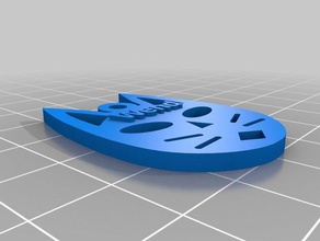 chave-kitty anel de cadeia chaveiros personalizado 3d print model - Mito3D