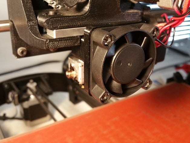 taz 5 40mm esagono fan 3d la stampante parti merda scoiattolo fine a caldo calda ventilatore lulzbot taz5 3D print model - Mito3D