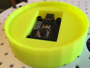 robotgeek pushbutton drink holder robotics 3d print model - Mito3D