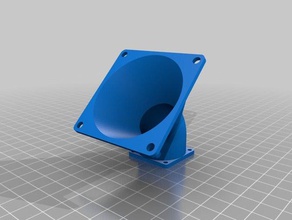 30mm 50mm fan adapter elongated 3d printing customized 3d print model - Mito3D