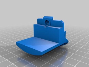 lazer tag ltar Pil kapağı stok monte edin oyuncak oyun aksesuarlar 3d print model - Mito3D