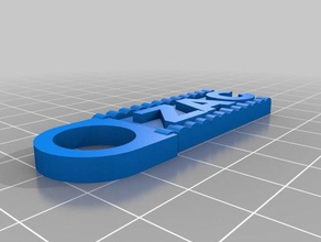 zac llavero 3d impresión 3d print model - Mito3D