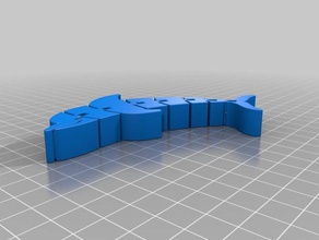 flexi dolphin other 3d print model - Mito3D