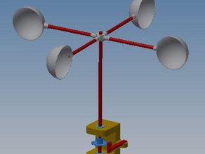 anemômetro engenharia 3d print model - Mito3D