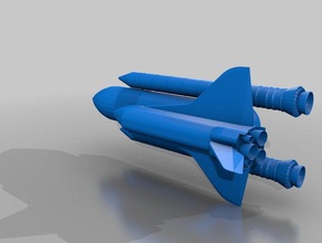 space shuttle columbia sculture 3d print model - Mito3D
