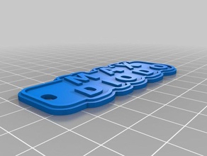 max diodo llavero llaveros personalizado 3d print model - Mito3D