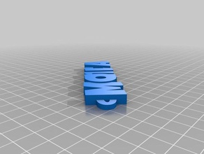 monica organizzazione personalizzato 3d print model - Mito3D