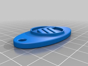 mercury keychain automotive 3d print model - Mito3D