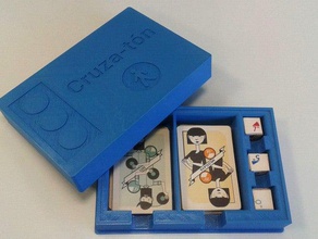 Karten-Brett-Spiel-box-caja juego cruza-t&oacuten Spiele Brettspiel Karten 3d print model - Mito3D