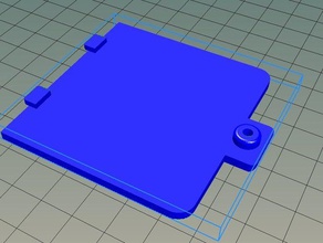 nerf rayven porta da bateria brinquedos jogos 3d print model - Mito3D