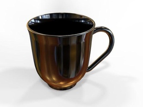 café de la taza 3d impresión el las tazas kaffe kaffee 3d print model - Mito3D