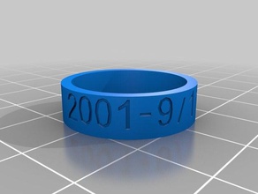 wogglering los anillos personalizado 3d print model - Mito3D