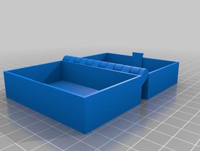 meu personalizados articulada caixa de trava um pouco paramétrico impressão uma peça 3d testes 3d print model - Mito3D