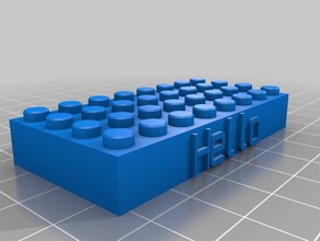 lincoln Bau - Spielzeug angepasst 3d print model - Mito3D
