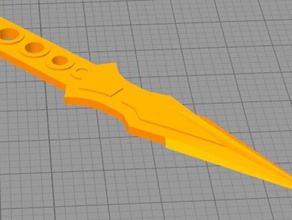 couteau de lancer remix d'autres 3d print model - Mito3D