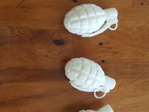 ananas à la grenade prête imprimer 3d l'impression 3d print model - Mito3D