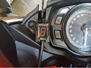 z1000 sx healtech gear indicator holder sport outdoors cockpit kawasaki motorbike motorcycle z1000sx 3d print model - Mito3D