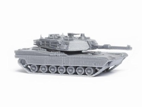 m1 abrams tank model kit 05 Teile Fahrzeuge tanks 3d print model - Mito3D