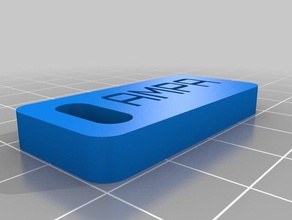 my customized customizer version luggage label v2 organization 3d print model - Mito3D