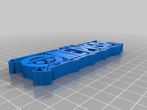 una sola pieza 3d impresión 3d print model - Mito3D