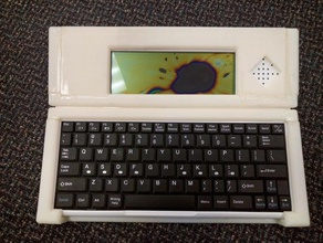 forte teclado tampa da caixa computador 3d print model - Mito3D