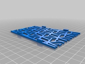 tie pattern bottom accessories customized 3d print model - Mito3D