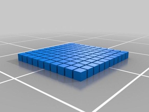 3x10x10 math cube customized 3d print model - Mito3D