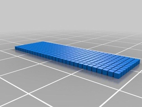 3x10x30 mathématiques cube personnalisé 3d print model - Mito3D