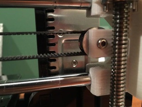 x-axis tensioner prusa i3 3d printer parts belt gt2 hesine m-505 3d print model - Mito3D