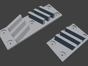 bergo briq la tuile de plancher verrouillage le bricolage l'adaptateur domino porte plein air 3d print model - Mito3D