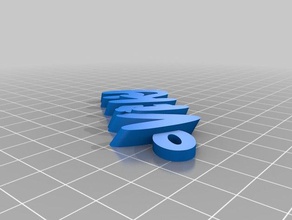 vicky portachiavi organizzazione personalizzato 3d print model - Mito3D