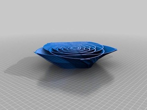 gül Spiraller yaptı matematik sanat özelleştirilmiş 3d print model - Mito3D