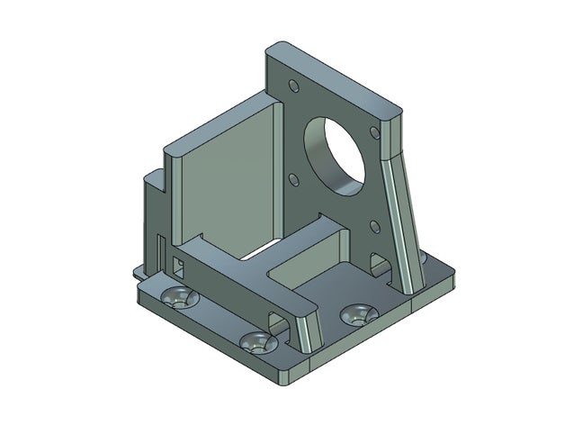 y-axis motor mount prusa i3 anet a8 3d Drucker Teile 3D print model - Mito3D