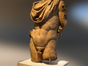 torso meleagre scans replicas 3d printing scan asia greek man myth mythology naked nude roman sculpture 3d print model - Mito3D