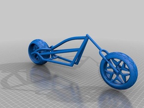 chopper frame 1 3d printing 3d print model - Mito3D