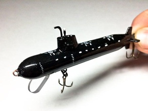 novità sottomarino di lure pesca sport all'aperto esche 3d print model - Mito3D