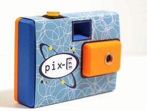 pix-e gif de la cámara electrónica raspberry pi 3d print model - Mito3D