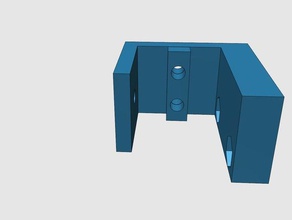 mini kossel 2020 extrusão da parada de extremidade do monte 3d a impressora partes 3d print model - Mito3D