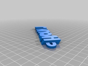 nome do chaveiro organização personalizado 3d print model - Mito3D