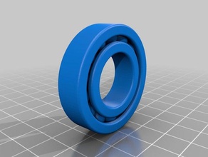 bearing ball race engineering 3d print model - Mito3D