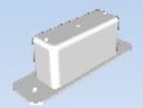 subaru legacy gen4 wagon numberplate light adaptor automotive 3d print model - Mito3D