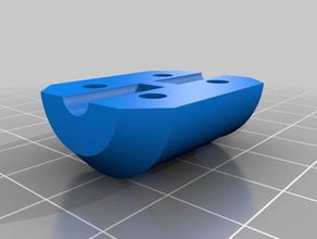 coupling round 3d printer parts 3d print model - Mito3D