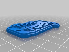 dispensa di cibo i portachiavi personalizzato 3d print model - Mito3D