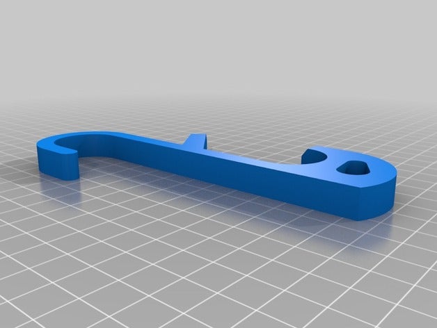 gancio palo tondo de los hogares personalizado 3D print model - Mito3D