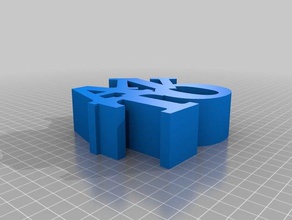 il mio personalizzato parola scultura anto sculture 3d print model - Mito3D