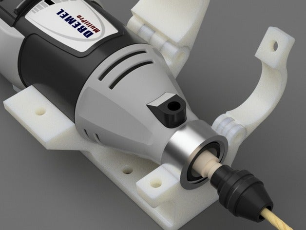 dremel 395 mount mpcnc mit universal-Werkzeug-Montageplatte Teile Halter Werkzeug montieren multipro dremel-Halter add-on 3D print model - Mito3D