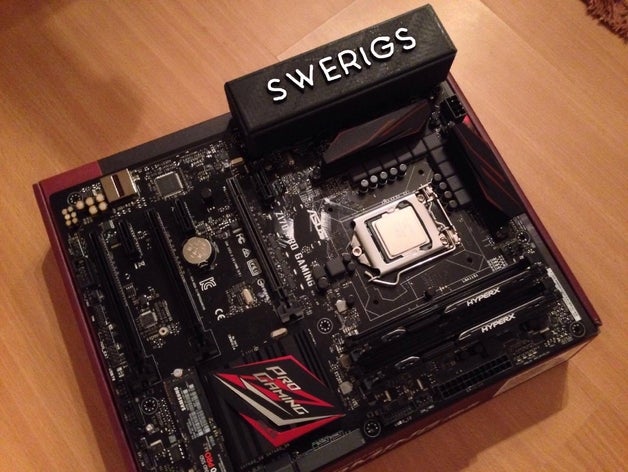 swerigs io cover motherboards computer 3D print model - Mito3D