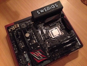 swerigs io cover motherboards computer 3d print model - Mito3D