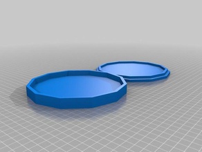 67 milímetros lente filtro de caso recipientes personalizado 3d print model - Mito3D